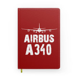 Airbus A340 & Plane Designed Notebooks