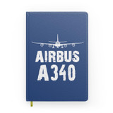 Airbus A340 & Plane Designed Notebooks