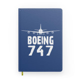 Boeing 747 & Plane Designed Notebooks