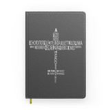 Propeller Shape Aviation Alphabet Designed Notebooks
