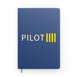 Pilot & Stripes (4 Lines) Designed Notebooks