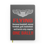 Flying One Ball Designed Notebooks