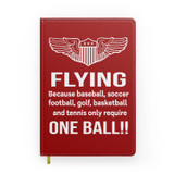 Flying One Ball Designed Notebooks
