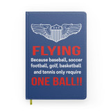 Flying One Ball Designed Notebooks
