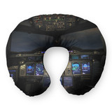 Airbus A380 Cockpit Travel & Boppy Pillows