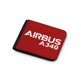 Airbus A340 & Text Designed Wallets