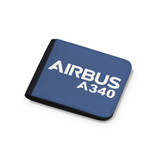 Airbus A340 & Text Designed Wallets