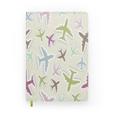Seamless 3D Airplanes Designed Notebooks