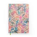 Passport Stamps Designed Notebooks