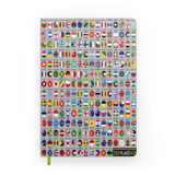220 World's Flags Designed Notebooks