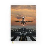 Aircraft Departing from RW30 Designed Notebooks