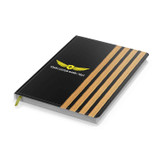 Customizable Name & Special Pilot Epaulettes Designed Notebooks