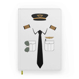 Customizable Name & Pilot Uniform Designed Notebooks