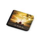 Ready for Departure Passenger Jet Designed Wallets