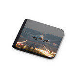 Magnificent Airplane Landing Designed Wallets