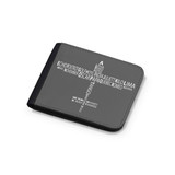 Propeller Shape Aviation Alphabet Designed Wallets