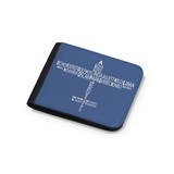 Propeller Shape Aviation Alphabet Designed Wallets