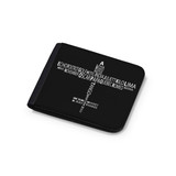 Propeller Shape Aviation Alphabet Designed Wallets