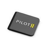 Pilot & Stripes (2 Lines) Designed Wallets