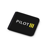 Pilot & Stripes (3 Lines) Designed Wallets