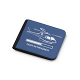 Pilot In Progress (Helicopter) Designed Wallets