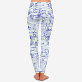 Amazing Drawings of Old Aircrafts Designed Women Leggins