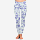 Amazing Drawings of Old Aircrafts Designed Women Leggins