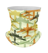 Seamless Colourful Airplanes Designed Full Face & Ski Masks