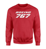 Boeing 767 & Text Designed Sweatshirts