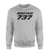 Boeing 737 & Text Designed Sweatshirts
