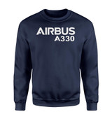 Airbus A330 & Text Designed Sweatshirts