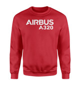 Airbus A320 & Text Designed Sweatshirts