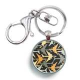 Volume 2 Super Colourful Airplanes Designed Circle Key Chains