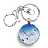 Cruising Lufthansa's Boeing 747 Designed Circle Key Chains