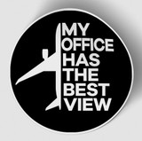 My Office Has The Best View Designed Stickers