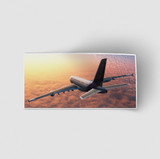 Super Cruising Airbus A380 over Clouds Designed Stickers