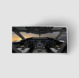 Boeing 787 Cockpit Designed Stickers