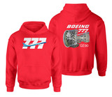 Boeing 777 & GE90 Engine Designed Double Side Hoodies