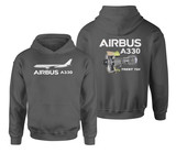 Airbus A330 & Trent 700 Engine Designed Double Side Hoodies