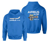 Airbus A330 & Trent 700 Engine Designed Double Side Hoodies