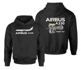 Airbus A330 & Trent 700 Engine Designed Double Side Hoodies