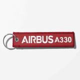 Airbus A330 & Text Designed Key Chains