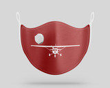 Cessna 172 Silhouette Designed Face Masks