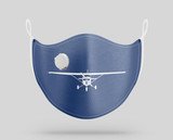Cessna 172 Silhouette Designed Face Masks