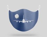 Airbus A380 Silhouette Designed Face Masks