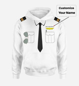 Customizable Pilot Uniform (Badge 2) Designed 3D Hoodies