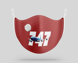 Super Boeing 747 Designed Face Masks