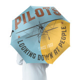 Pilots Looking Down at People Since 1903 Designed Umbrella