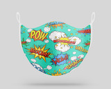 Mixed Comics Designed Face Masks