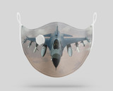 Crusing Fighting Falcon F16 Designed Face Masks